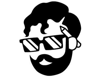 Identity Icon for Freelance Writer icon identity illustrator logo person vector writer