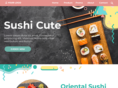 Sushi Cut app branding design graphic design logo ui ux