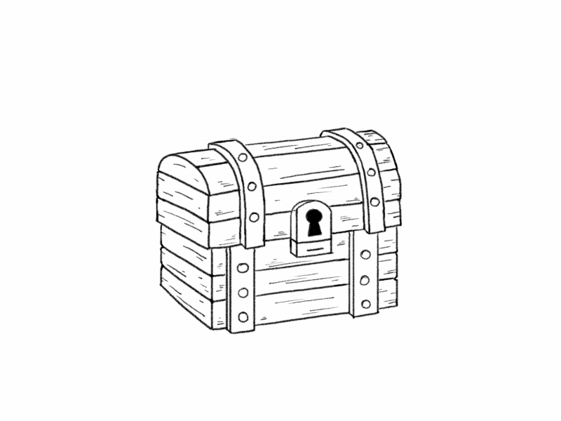 Anitober Day 13: Guarded 2d animación animation anitober anitober 2018 art arte black and white cel animation character chest frame by frame guarded illustration inktober inktober 2018 motion graphics tvpaint