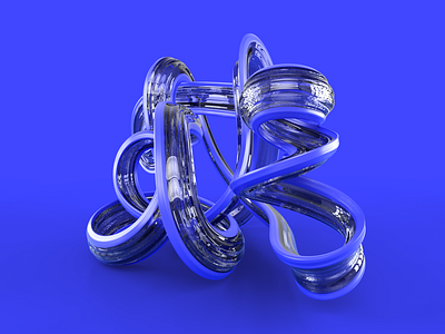 Abstract Shape abstract b3d blender blender 3d blue shape