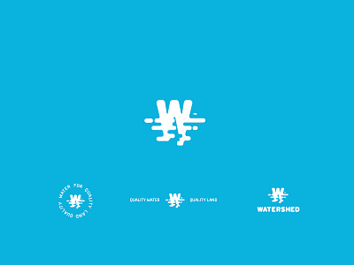 Watershed 2 agriculture brand corporate social responsibility icon lockup logo logotype water