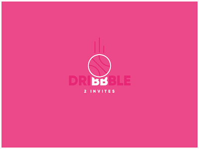 Two Dribbble Invite dribbble invitation invite