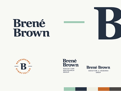 Brené Brown Rebrand author brené brown georgia influencer logotype modified pf din rebrand wordmark