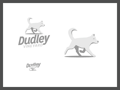 Dudley Vineyard Killed Concept branding dog killed logo mission gothic