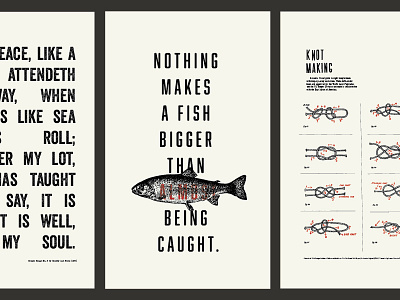 Posters for fishing cabin fish hymn illustration jesus knots old poster quote