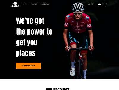 Roar bike weboste cycling webiste design roar bike ui ui design website