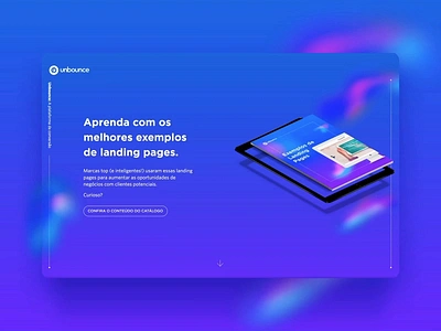 Landing Page for Landing Page Examples Ebook animation blobs book brazil device ebook examples floating gradient graphic design hero interaction design ipad landing page landing page design motion motion design web desgin web page website