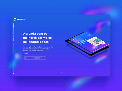 Landing Page for Landing Page Examples Ebook animation blobs book brazil device ebook examples floating gradient graphic design hero interaction design ipad landing page landing page design motion motion design web desgin web page website