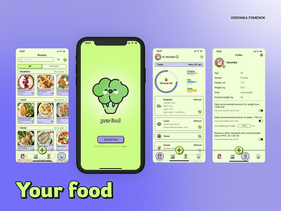 Your food (mobile app concept)