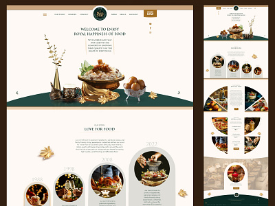 Food Landing Page seafood ui uiux