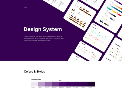 Design System for UI Design ui ui kit