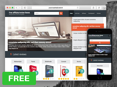 Multi purpose free html theme