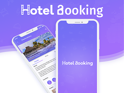 Hotel Booking App android app concept iphone x mobile mobile app mobile app design ui ui kit ux ui