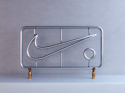Nike swoosh 3d cinema4d design illustration logo swoosh technology