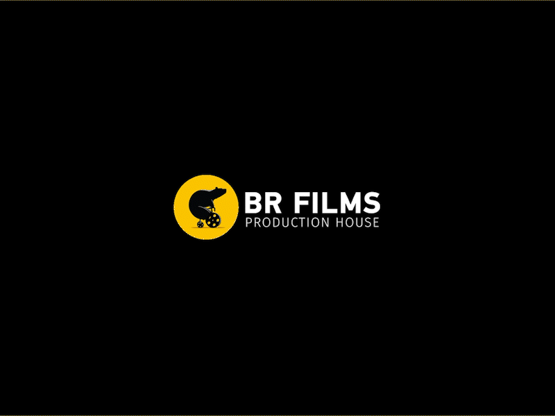 BR Films Logo Animation 2d animation animation branding design graphic design illustration logo logo animation motion graphics production house