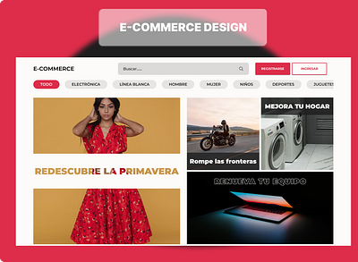 Diseño E-Commerce Simple branding graphic design ui