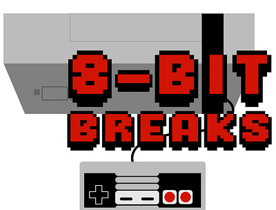 Another 8-Bit Breaks Logo Option branding design graphic design logo
