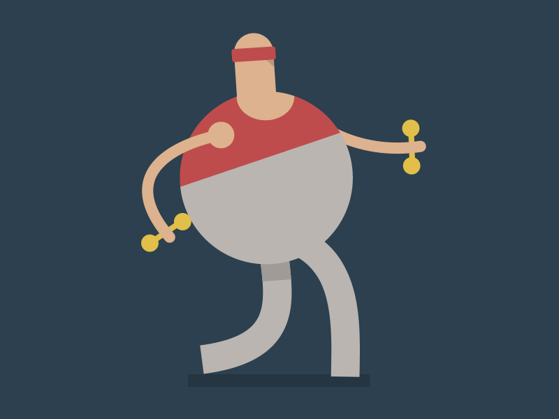 Fitness Walking Animation animated character fitness gif walking