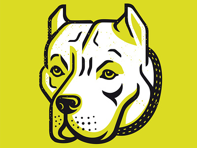 Brandy dog illustration onceuponatimeinhollywood pitbull