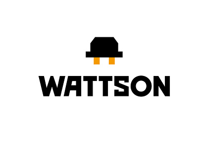 Wattson electric electricity logo logotype watson