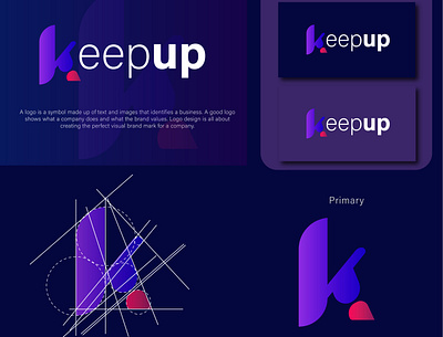 KeepUp Logo Design brand identity branding design graphic design illustration keepup logo design logo logo design