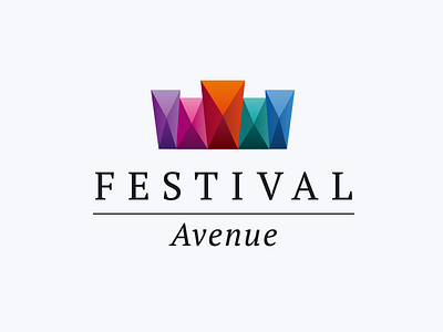 Festival avenue logo brand branding corporateidentity design identity logo logos logotype