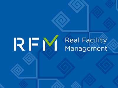 RFM logo. Cleaning company.