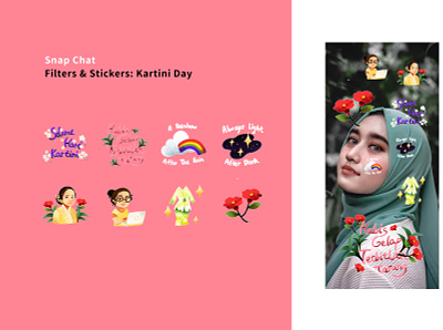 Kartini Day:Stikers illustrations stickers stikers