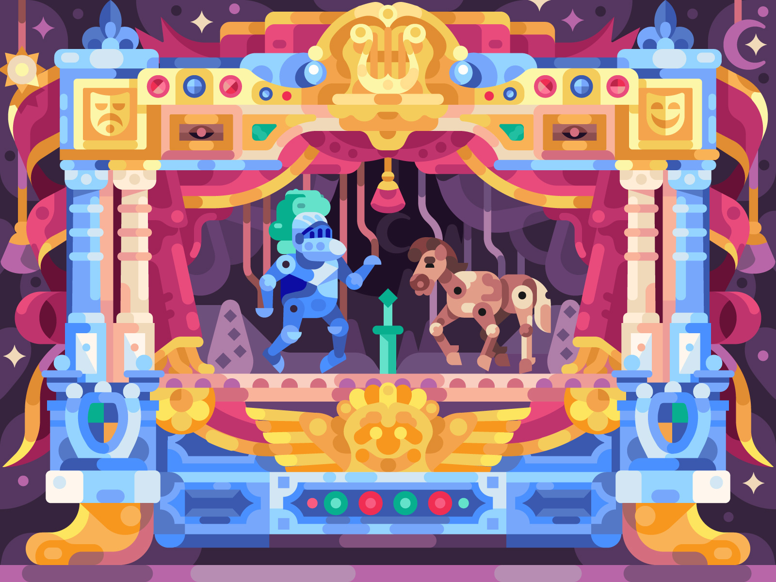 Theater by Alex Krugli on Dribbble