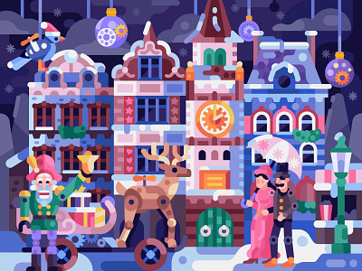 Miniature Winter Town
