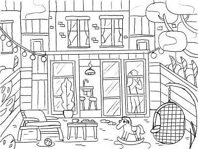 Inner Yard by Alex Krugli on Dribbble