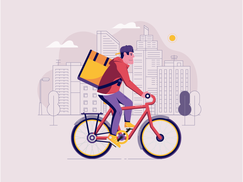 Bike courier