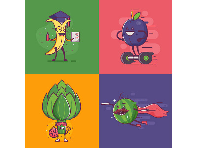 Vegetable Characters. Vol.2