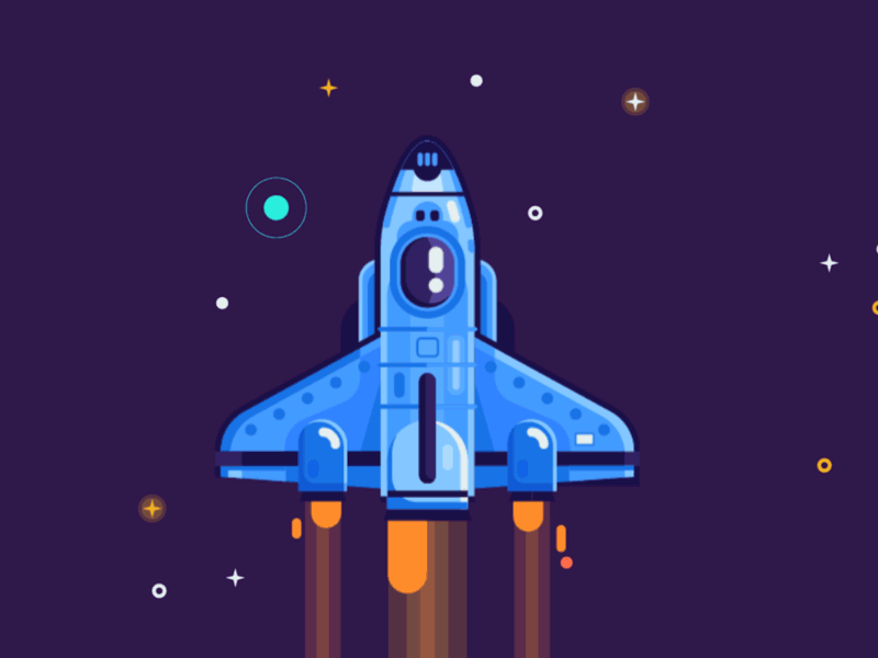 Space Ship Animation
