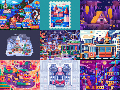 The Best Nine of 2019 best 9 best design best nine best of 2019 best shot flat design illustration top 9 top nine