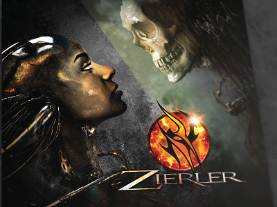 Zierler - "ESC" album artwork album cover dark heavy metal music prog skull zierler