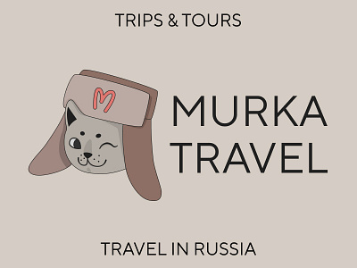 murka travel logo concept design figma illustration logo vector