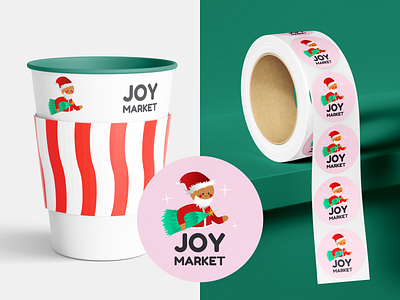 Joy Market concept figma happy illustration joy logo market vector