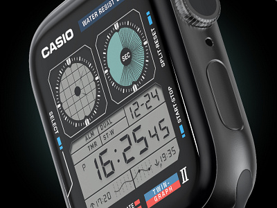 Apple Watch | Casio Twin Graph II AE-21W