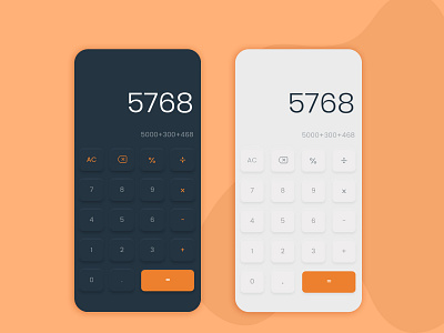 Simple Calculator 2020 app calculator app calculator ui mobile robsxdesign simple site ui ux uidesign uiux