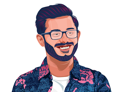 Carryminati Vector Illustration in Ai