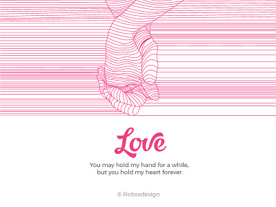 Wire Hand Hold drawing hand hand hold illustration love