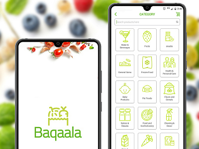 Baqaala grocery shopping App adobe illustrator adobexd app baqaala doha grocery grocery app mobile app qatar