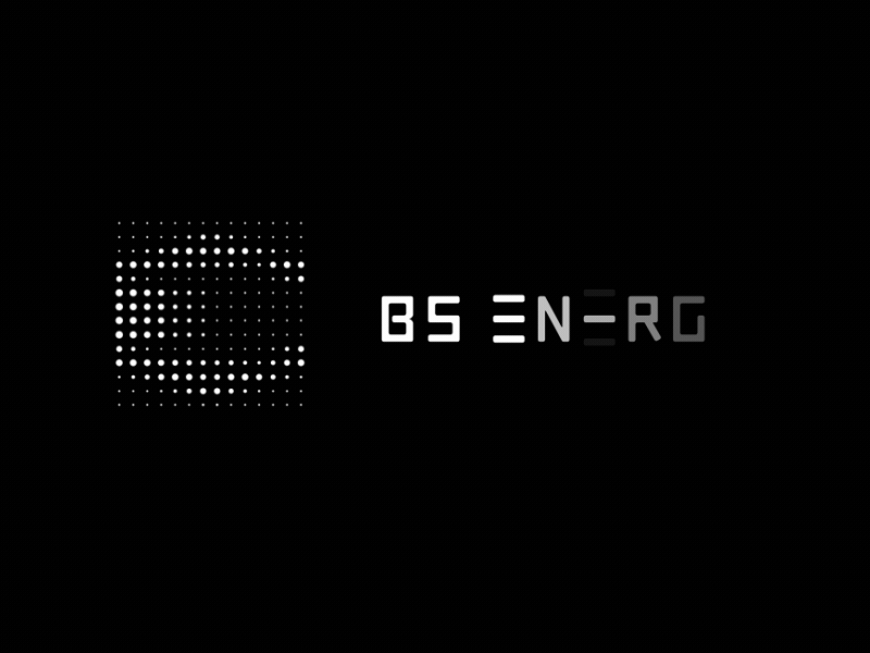 BS ENERGY – Logo with animation ae after effects animation dots gif logo motion shape