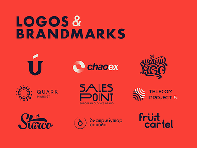 LOGOS & BRANDMARKS branding brandmarks emblem logo logo development logo mark logos logotype mark type logo