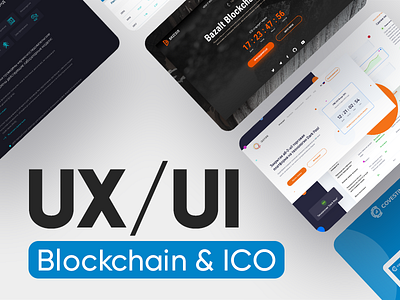UX/UI Solutions for Blockchain & ICO Projects animaiton bitcoin blockchain dashboad ethereum ico interaction design landing page trading ui ux web design