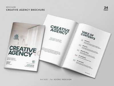 Creative Agency Brochure Template advertising