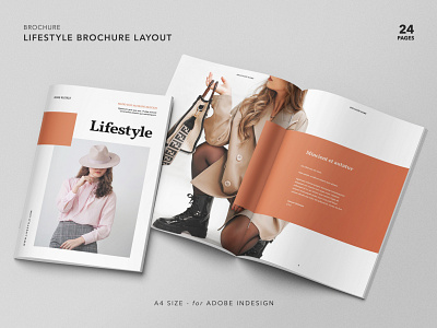 Lifestyle Brochure Layout advertising