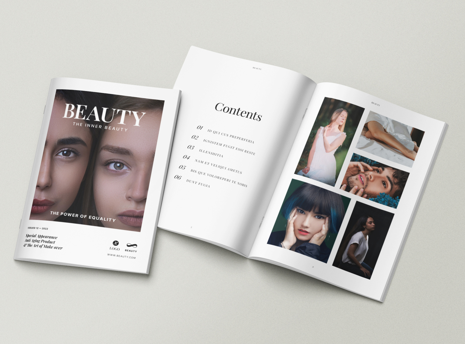 Beauty Portfolio Brochure by xelo studio on Dribbble