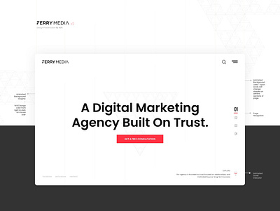 Marketing Agency Website Design branding clean web creative web design graphic design illustration responsive website ui website design
